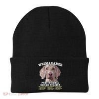 Weimaraner Professional Human Trainer Cute Dog Beanie thumb 0