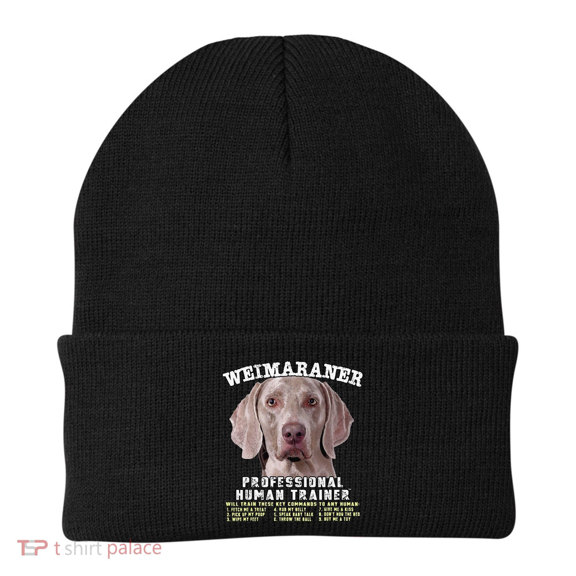 Weimaraner Professional Human Trainer Cute Dog Beanie