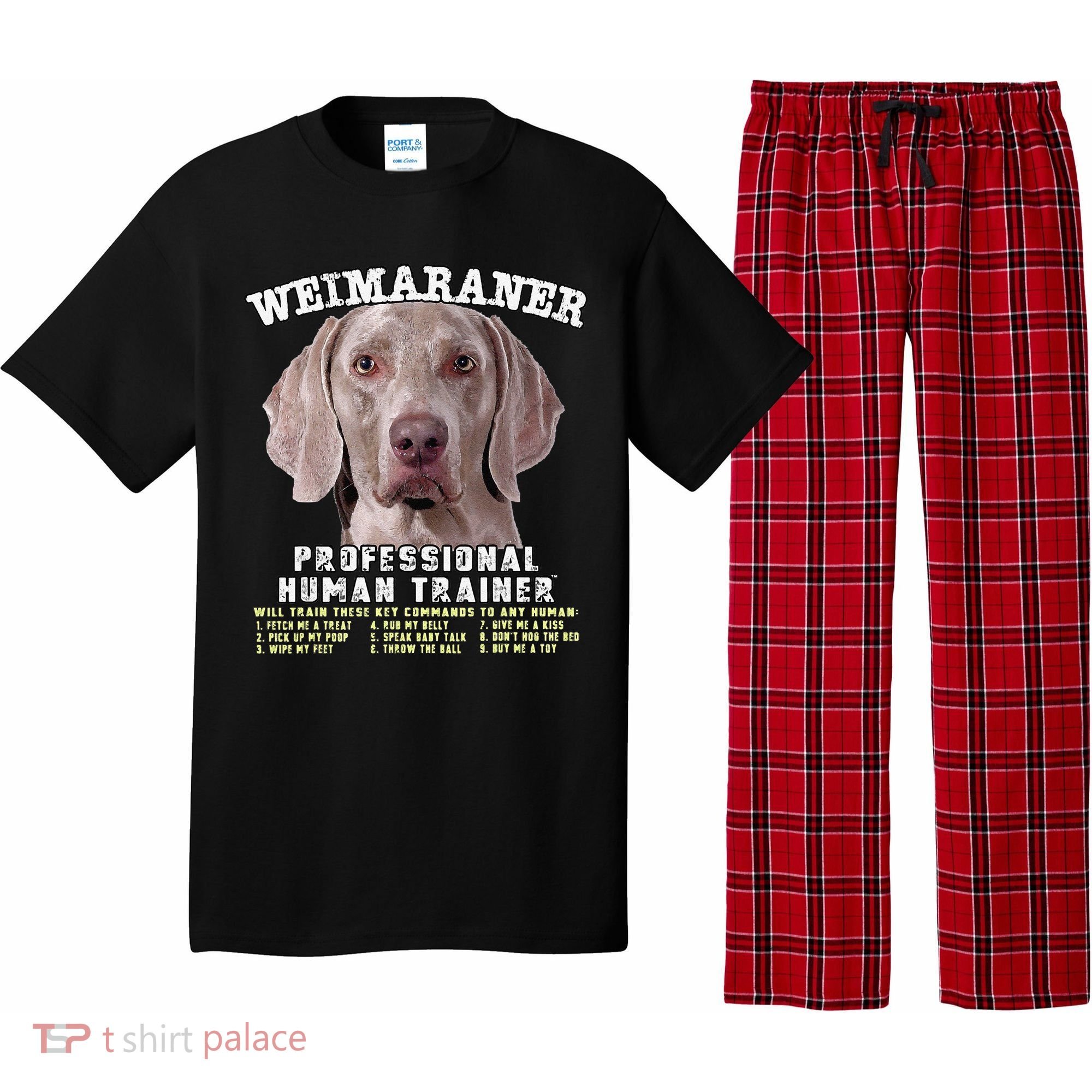 Weimaraner Professional Human Trainer Cute Dog Pajama Set