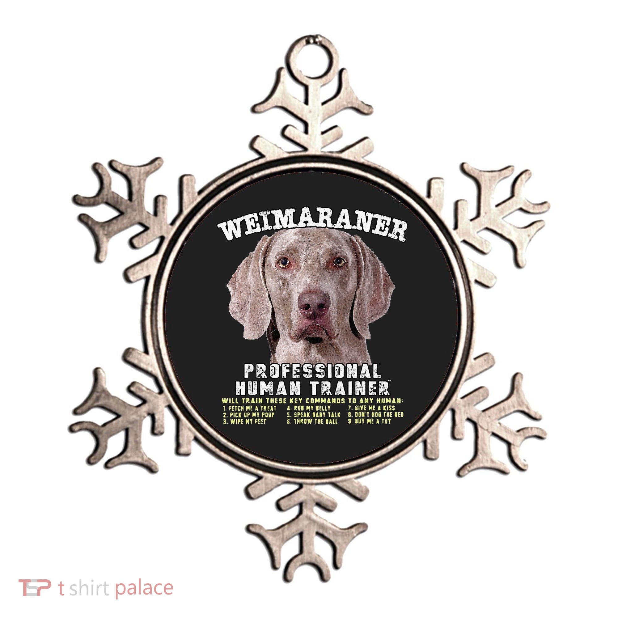 Weimaraner Professional Human Trainer Cute Dog Ornament