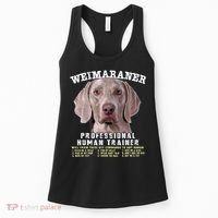 Weimaraner Professional Human Trainer Cute Dog Women's Tank Top thumb 0