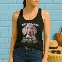 Weimaraner Professional Human Trainer Cute Dog Women's Tank Top thumb 2