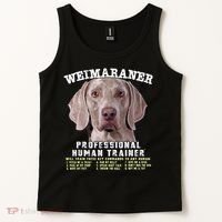 Weimaraner Professional Human Trainer Cute Dog Tank Top thumb 2