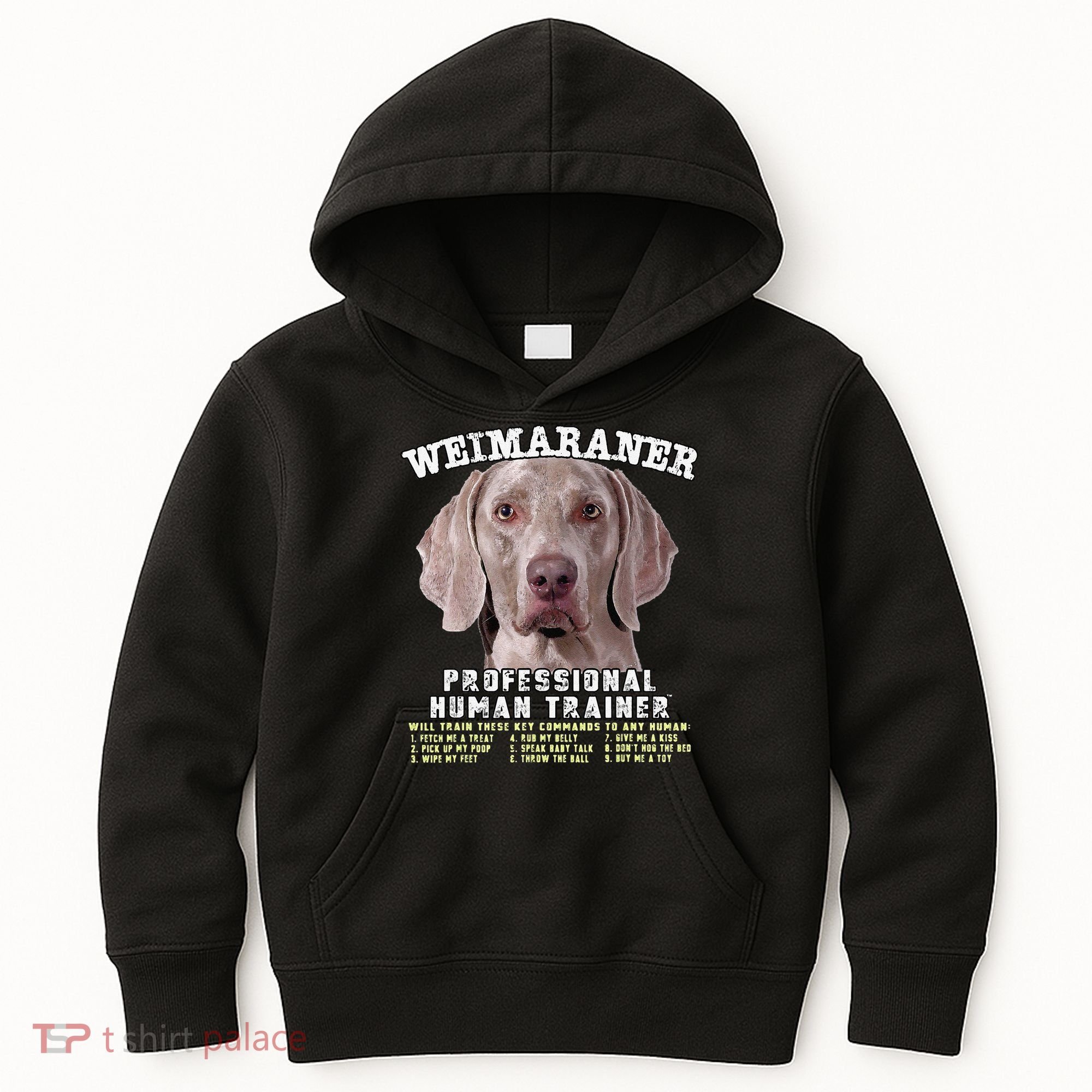 Weimaraner Professional Human Trainer Cute Dog Kids Hoodie