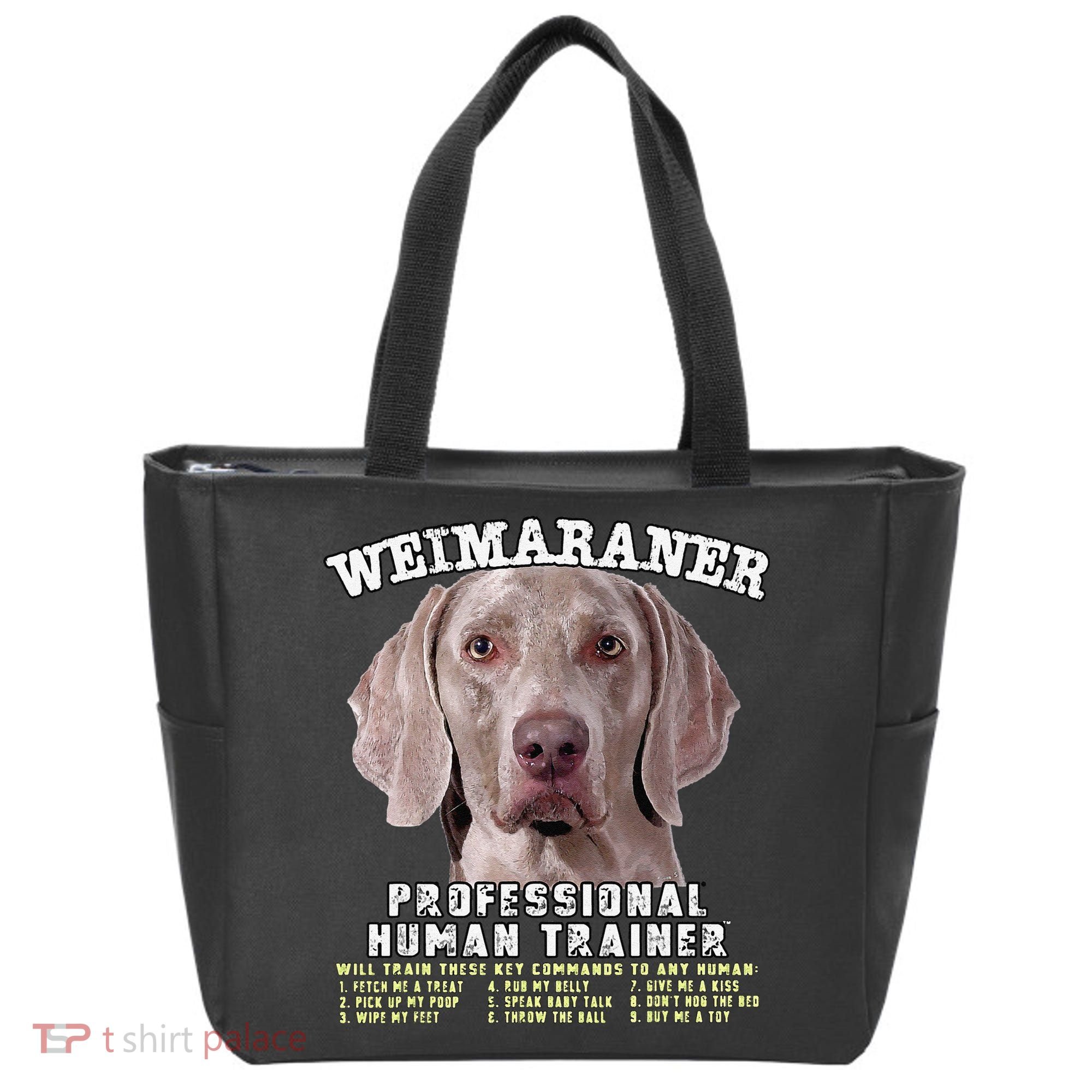 Weimaraner Professional Human Trainer Cute Dog Tote Bag