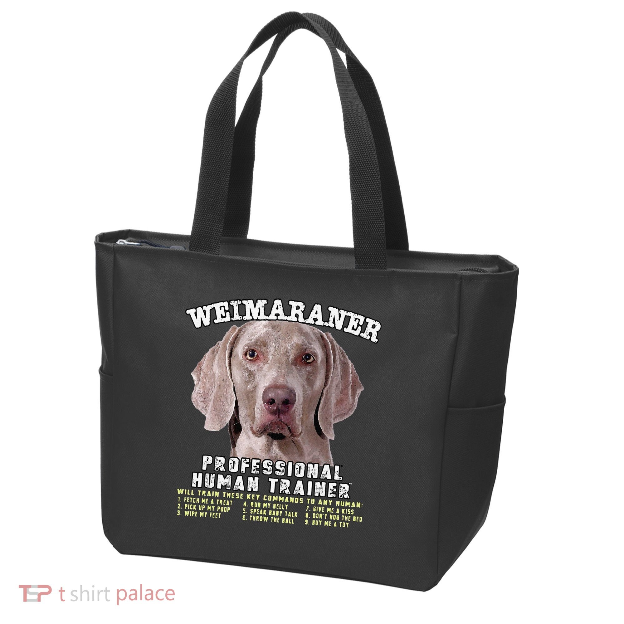Weimaraner Professional Human Trainer Cute Dog Tote Bag