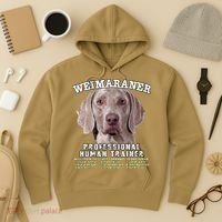 Weimaraner Professional Human Trainer Cute Dog Hoodie thumb 3