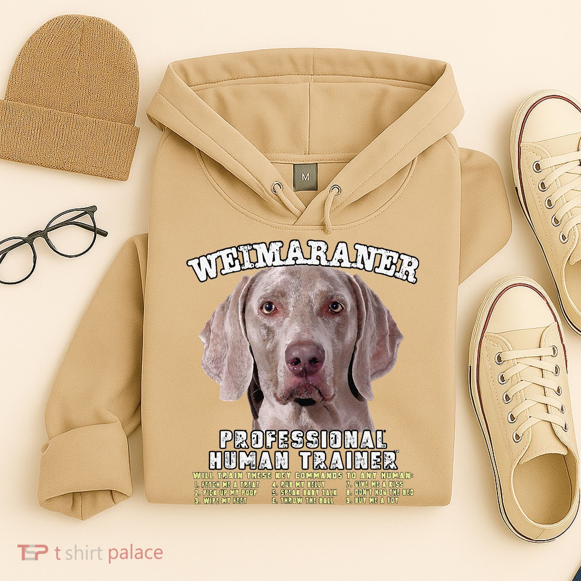 Weimaraner Professional Human Trainer Cute Dog Hoodie
