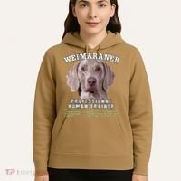 Weimaraner Professional Human Trainer Cute Dog Hoodie thumb 5