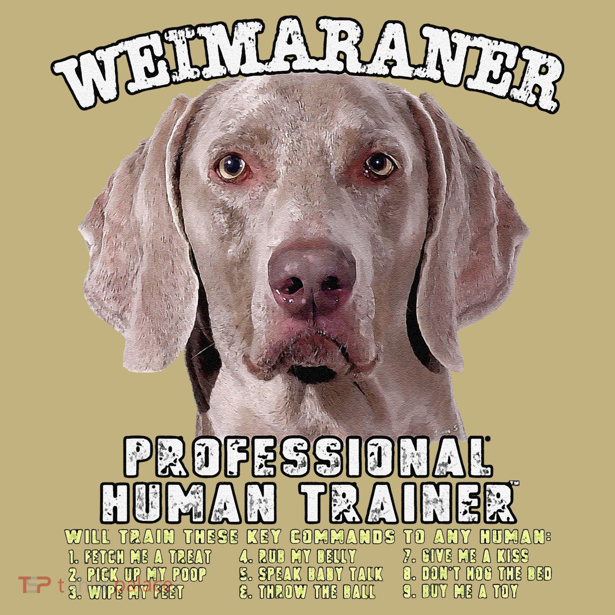 Weimaraner Professional Human Trainer Cute Dog Sweatshirt