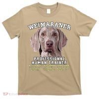 Weimaraner Professional Human Trainer Cute Dog T-Shirt thumb 0