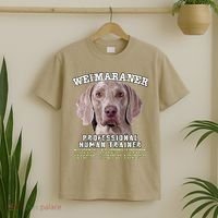 Weimaraner Professional Human Trainer Cute Dog T-Shirt thumb 2