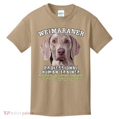 Weimaraner Professional Human Trainer Cute Dog Kids T-Shirt