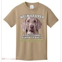 Weimaraner Professional Human Trainer Cute Dog Kids T-Shirt thumb 0