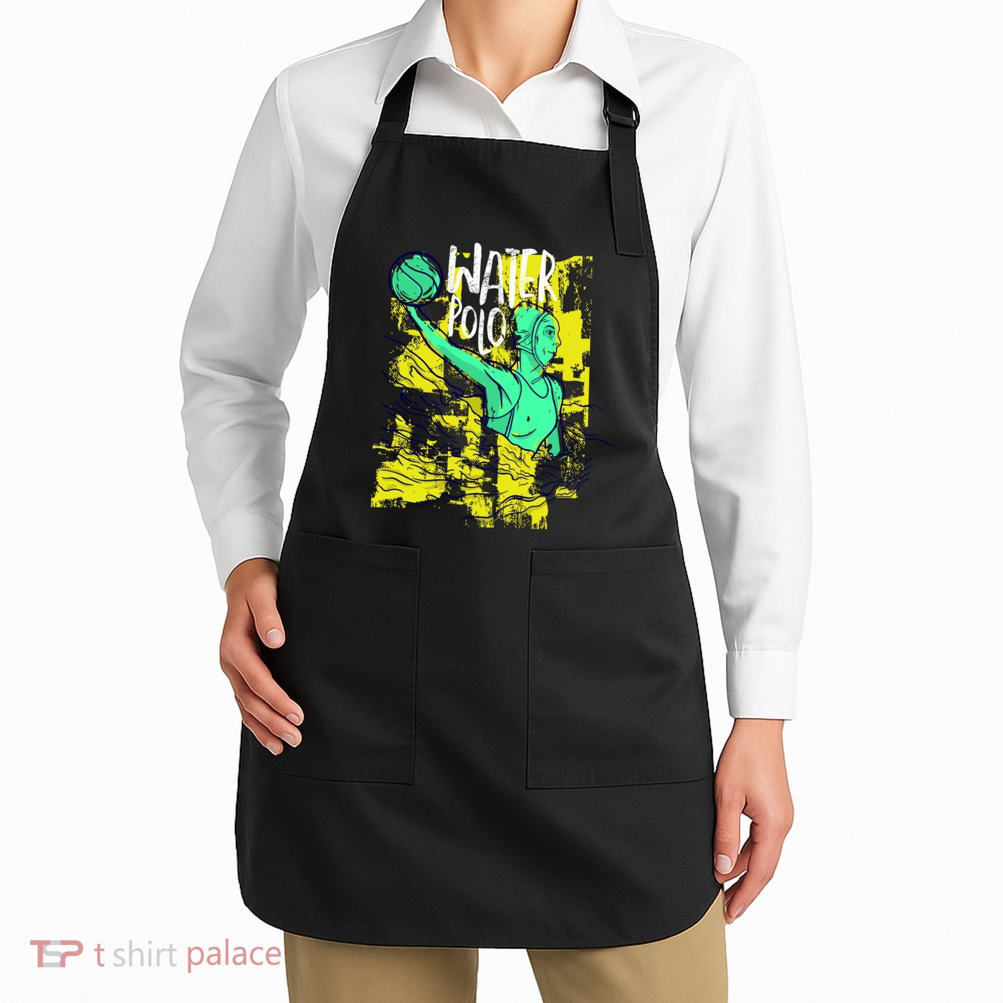 Water Polo In Action Apron