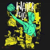 Water Polo In Action Apron thumb 3