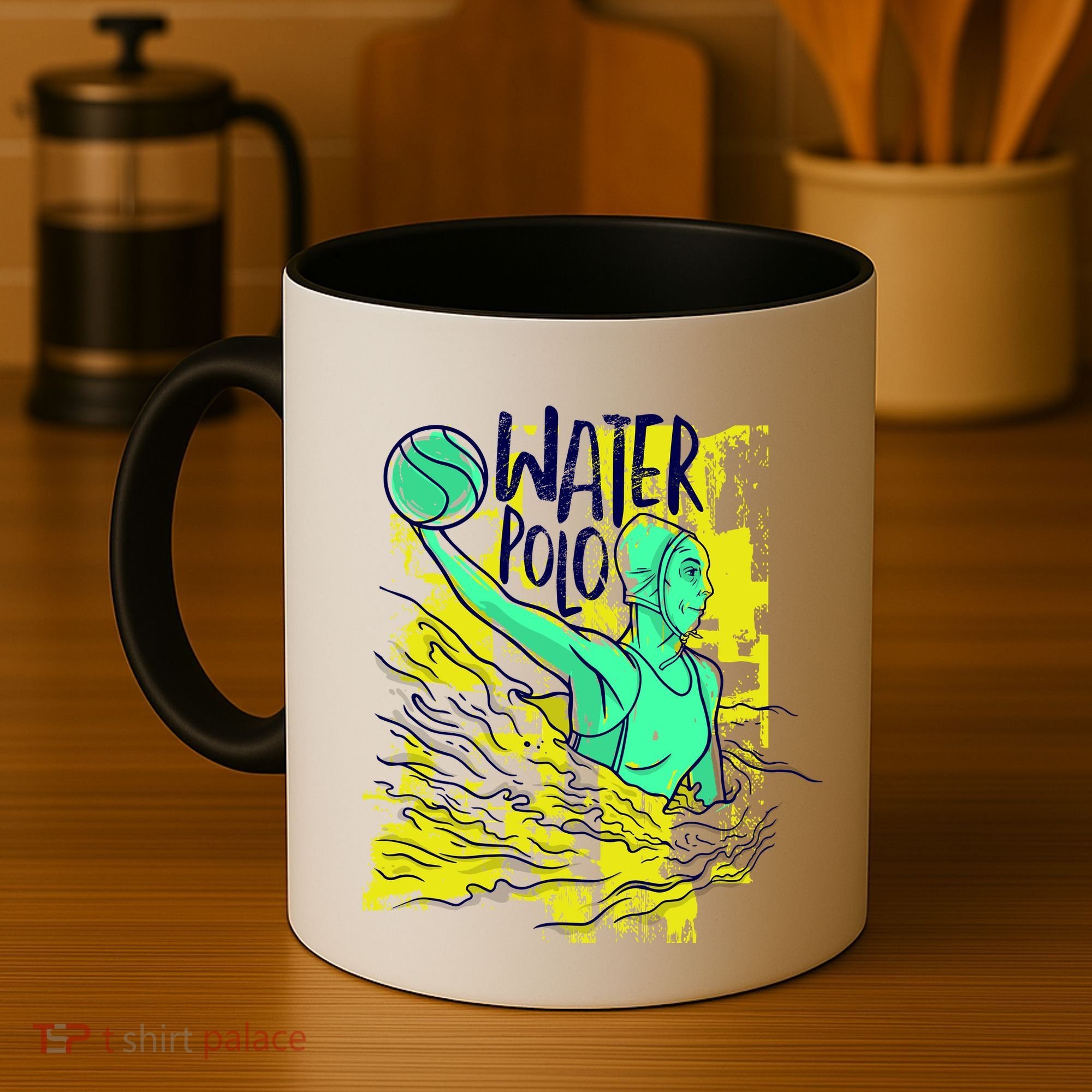 Water Polo In Action Coffee Mug