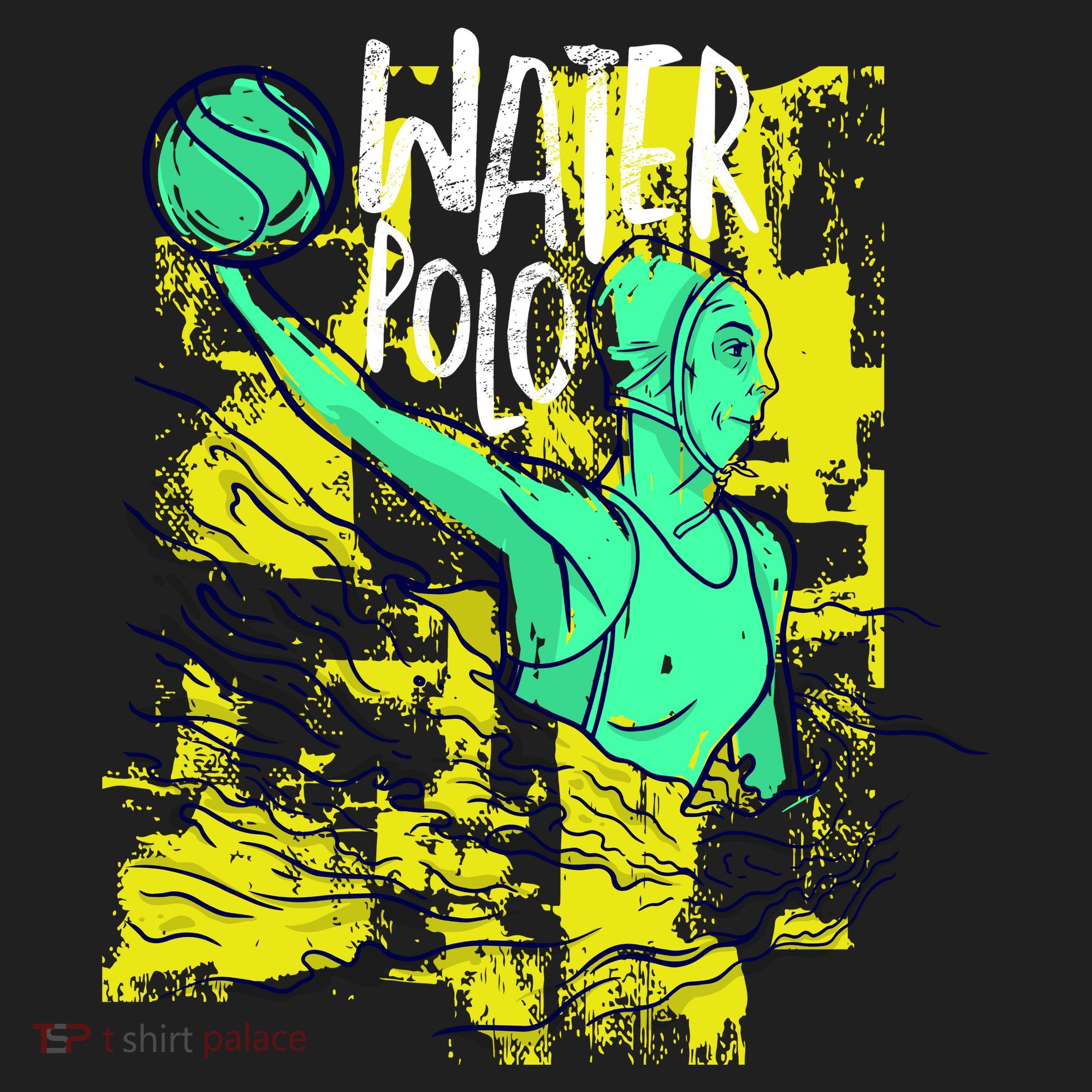 Water Polo In Action Hat