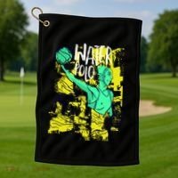 Water Polo In Action Golf Towel thumb 1