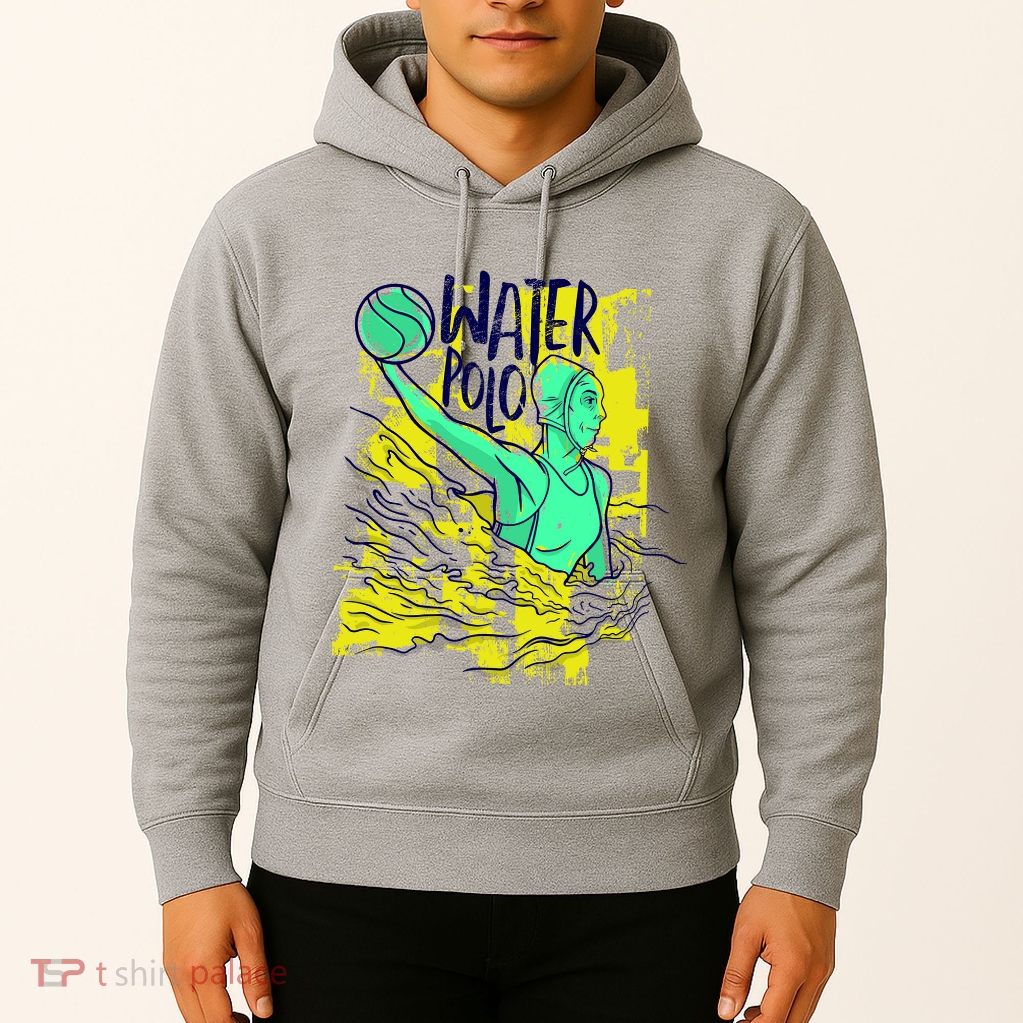 Water Polo In Action Hoodie