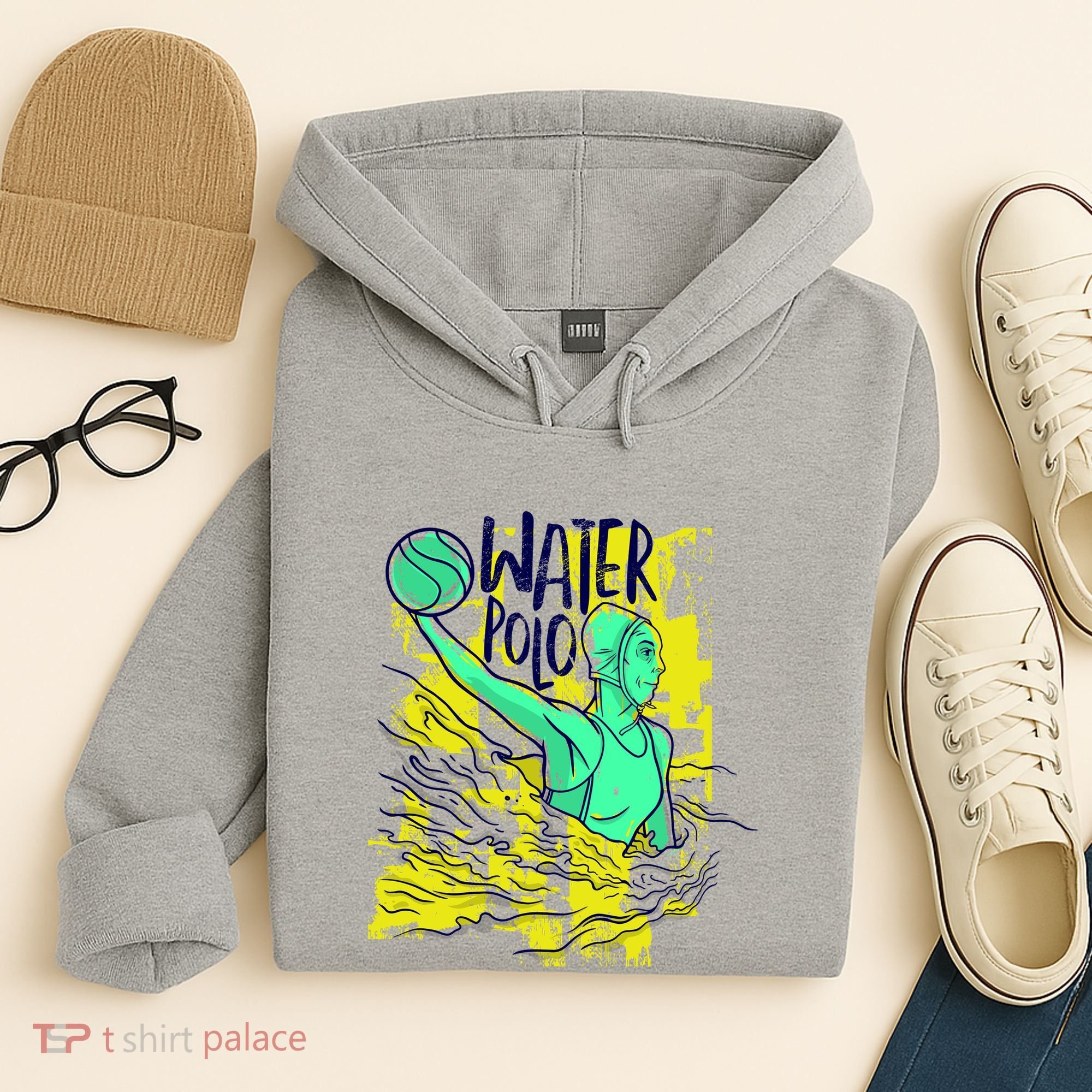 Water Polo In Action Hoodie