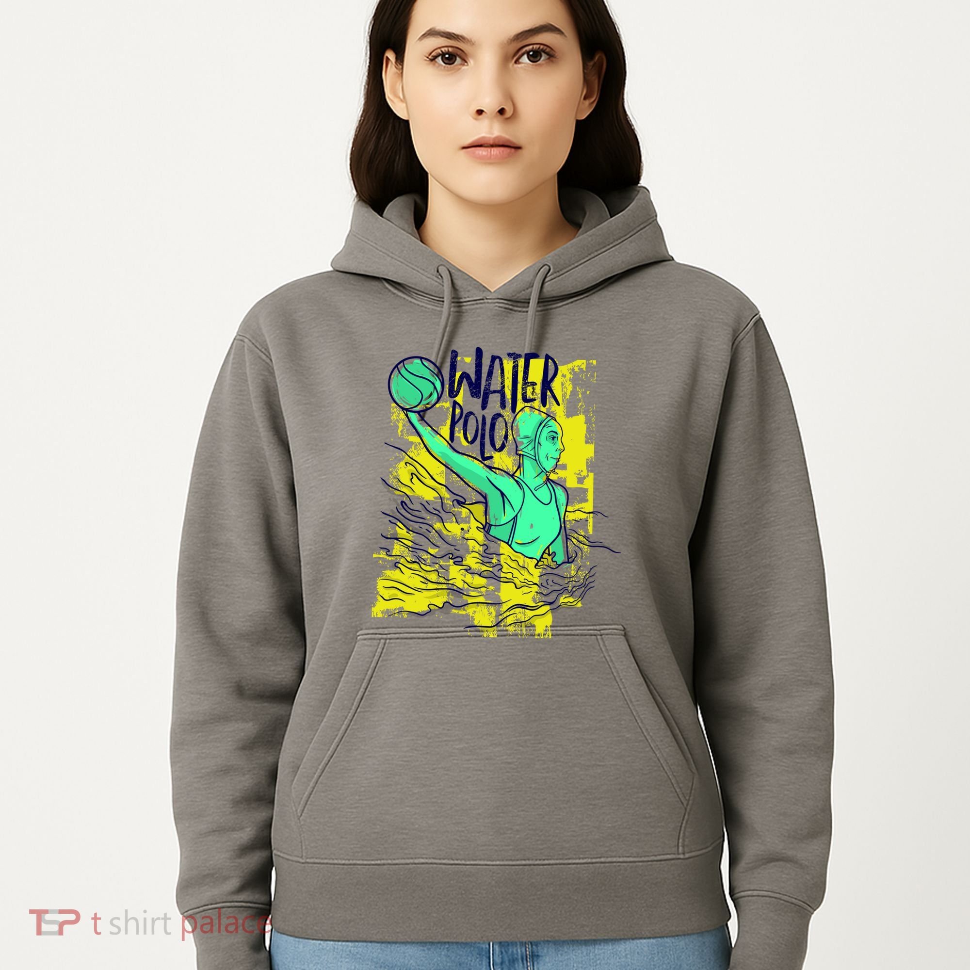 Water Polo In Action Hoodie
