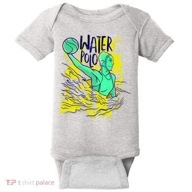 Water Polo In Action Baby Bodysuit