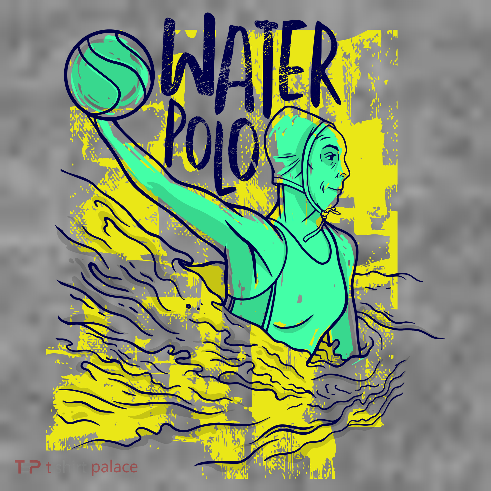 Water Polo In Action Tank Top