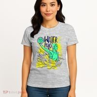 Water Polo In Action Women's T-Shirt thumb 4