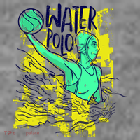 Water Polo In Action Women's T-Shirt thumb 6