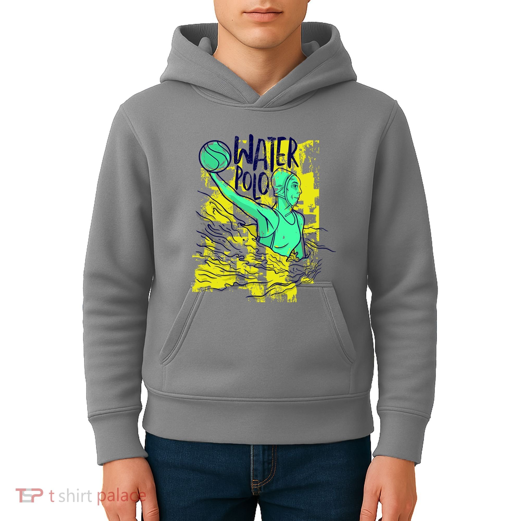 Water Polo In Action Kids Hoodie