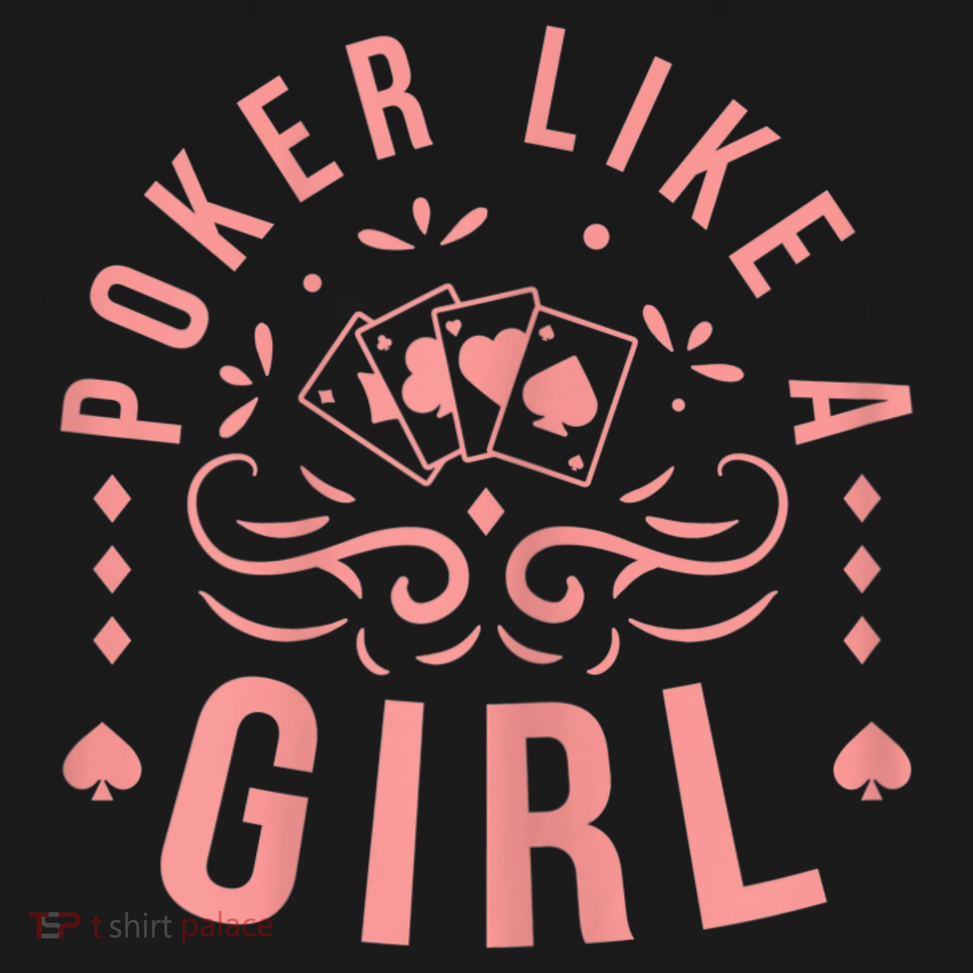 Womens Poker Like A Girl Funny Casino Gambling Women's Tank Top