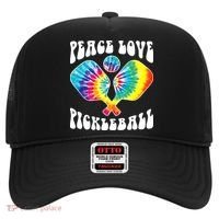 Wo Peace Love Pickleball Funny Pickleball Player Hat thumb 0