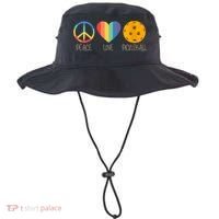 Womens Peace Love Pickleball Bucket Hat thumb 0