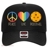 Womens Peace Love Pickleball Hat thumb 0
