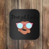 Womens Pretzel Lady, Sonic Mothers Mother's Day, Mom, Matching Coaster thumb 0