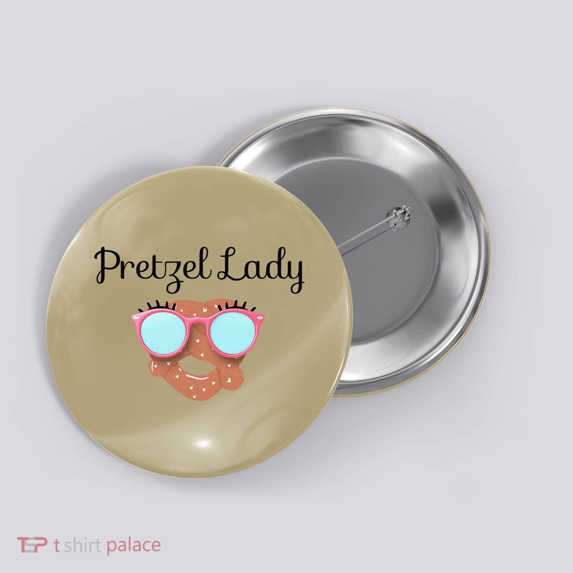 Womens Pretzel Lady, Sonic Mothers Mother's Day, Mom, Matching Button