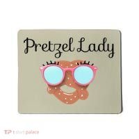 Womens Pretzel Lady, Sonic Mothers Mother's Day, Mom, Matching Mousepad thumb 0