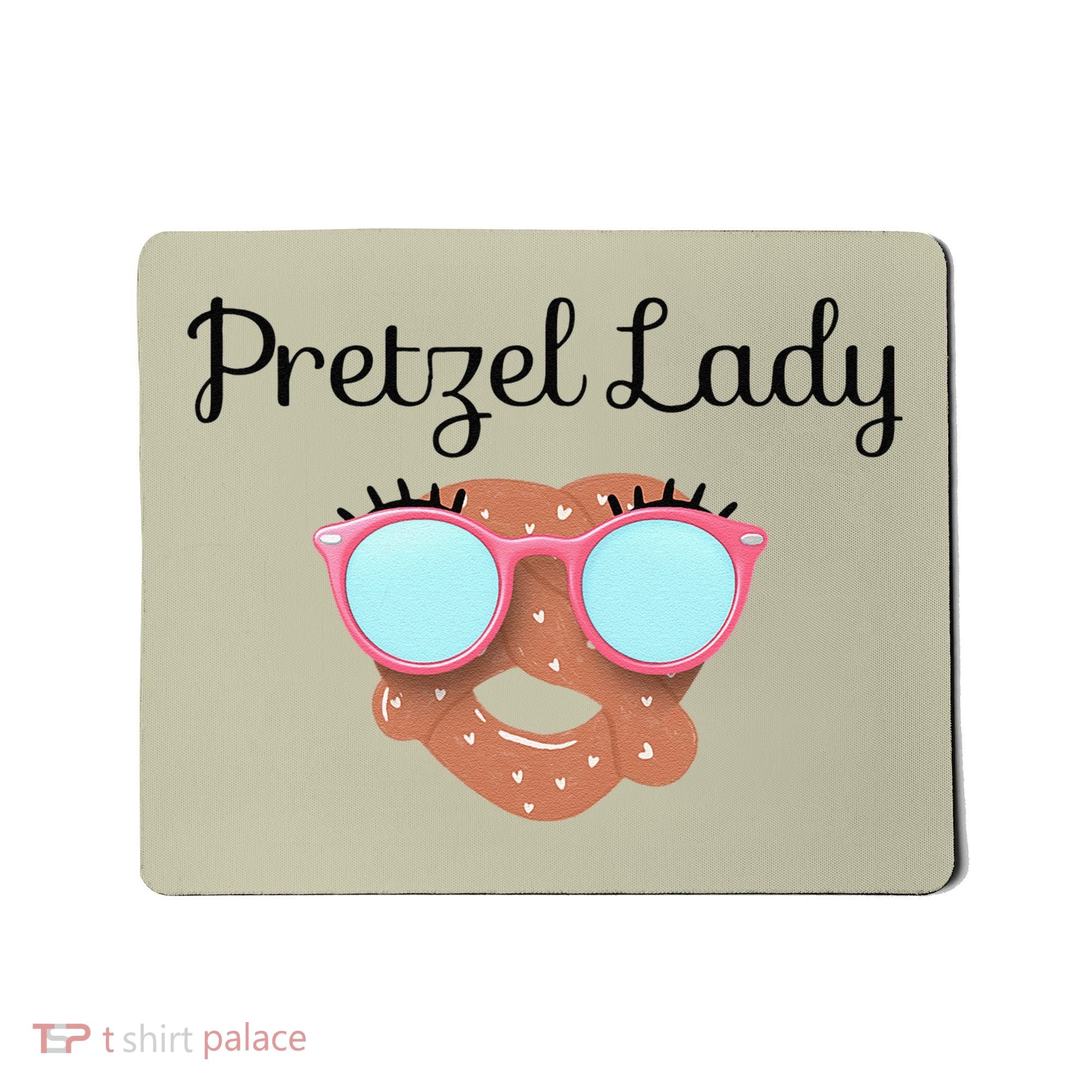 Womens Pretzel Lady, Sonic Mothers Mother's Day, Mom, Matching Mousepad