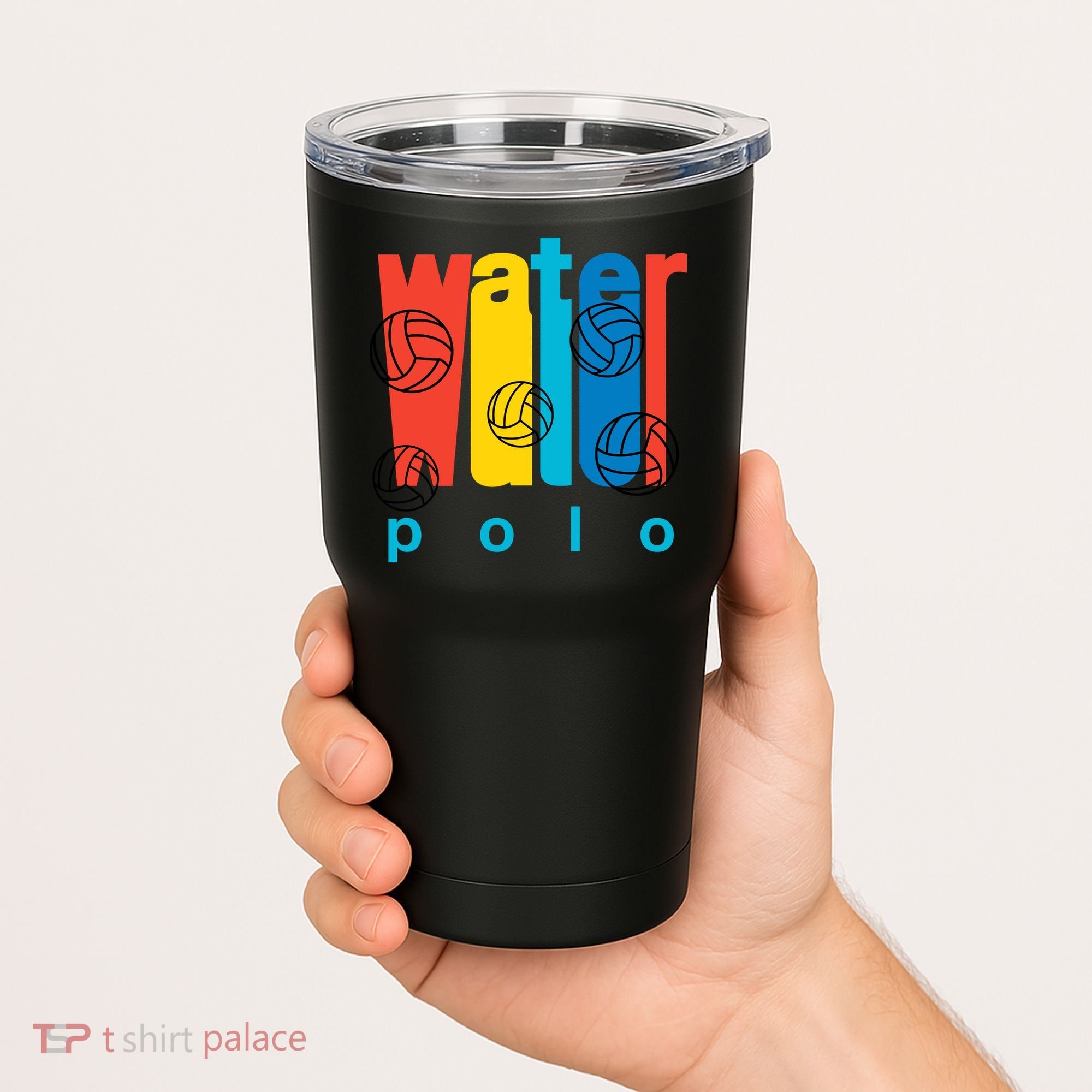 Water Polo Logo Tumbler