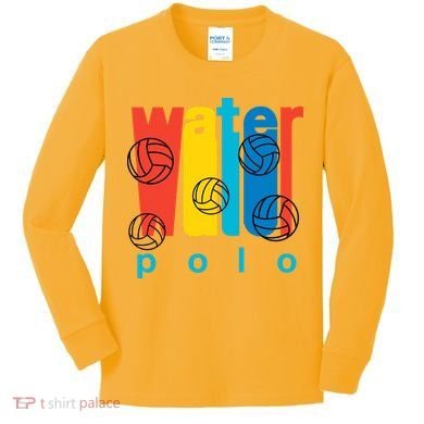 Water Polo Logo Kids Long Sleeve Shirt