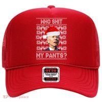 Who Pooped My Pants? Funny Biden Ugly Christmas Hat thumb 0