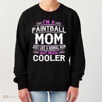 Wo Paintball Mom Cute Sporting Mom Gift Great Gift Women's Sweatshirt thumb 0