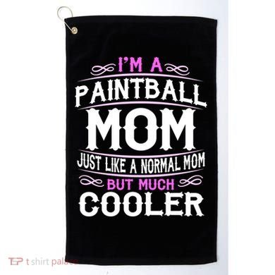 Wo Paintball Mom Cute Sporting Mom Gift Great Gift Golf Towel