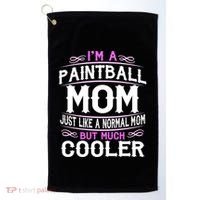 Wo Paintball Mom Cute Sporting Mom Gift Great Gift Golf Towel thumb 0
