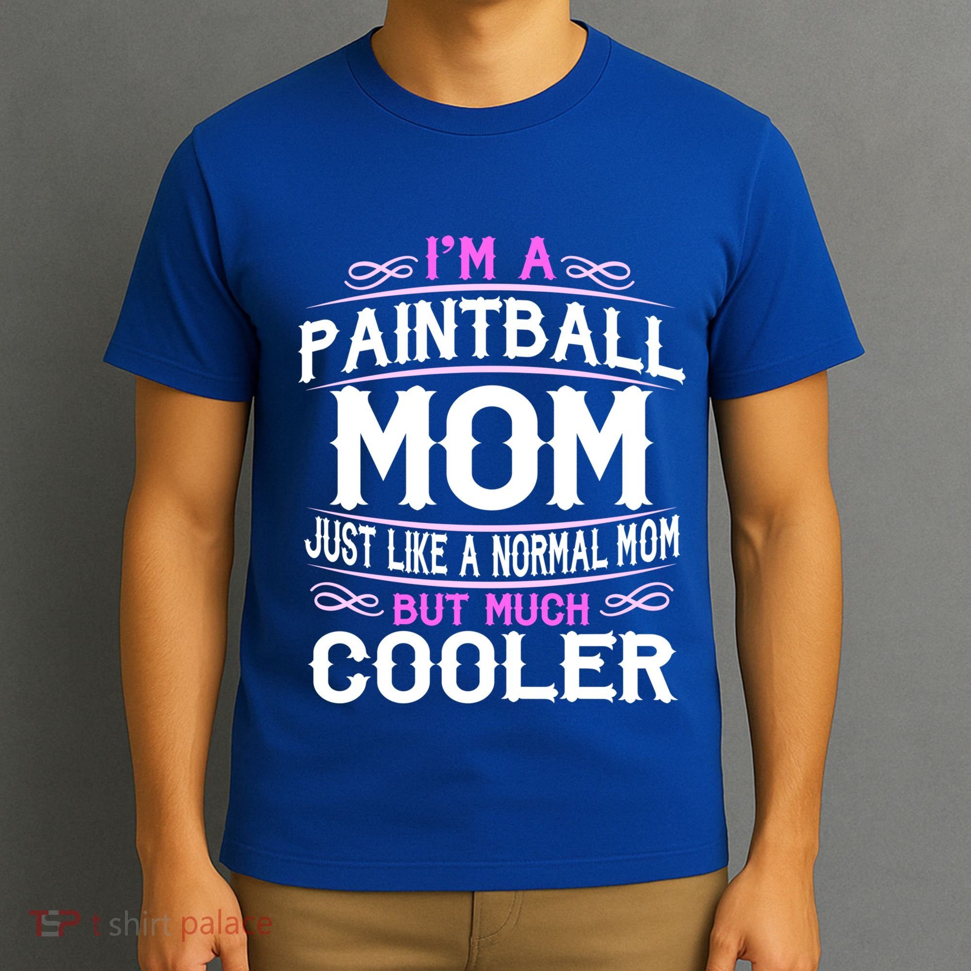 Wo Paintball Mom Cute Sporting Mom Gift Great Gift T-Shirt