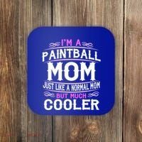 Wo Paintball Mom Cute Sporting Mom Gift Great Gift Coaster thumb 0