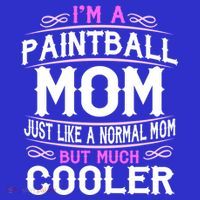 Wo Paintball Mom Cute Sporting Mom Gift Great Gift Coaster thumb 2