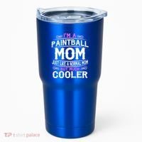 Wo Paintball Mom Cute Sporting Mom Gift Great Gift Tumbler thumb 0