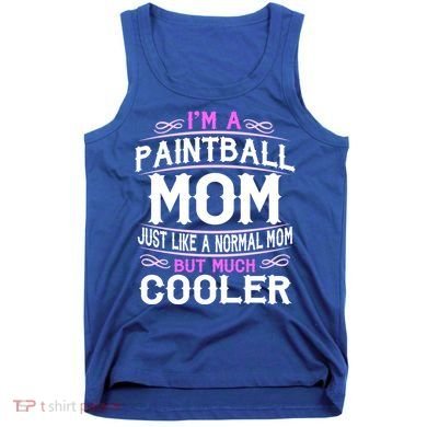 Wo Paintball Mom Cute Sporting Mom Gift Great Gift Tank Top